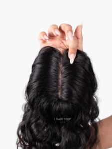 Curly Silk Hair Topper 43 225x300